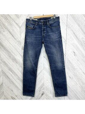 Diesel Men Slim Jeans Dark Blue Wash